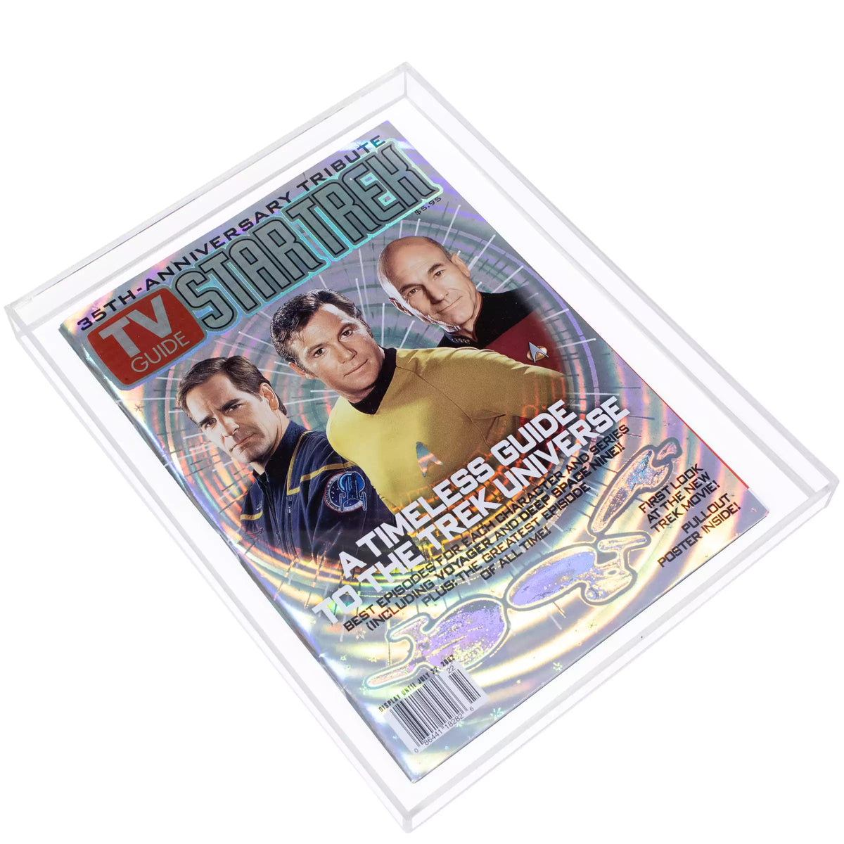 Clear Acrylic Display Case for Collectible Magazine, Comic Book or Playbill