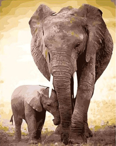 Father and Son Mammoths