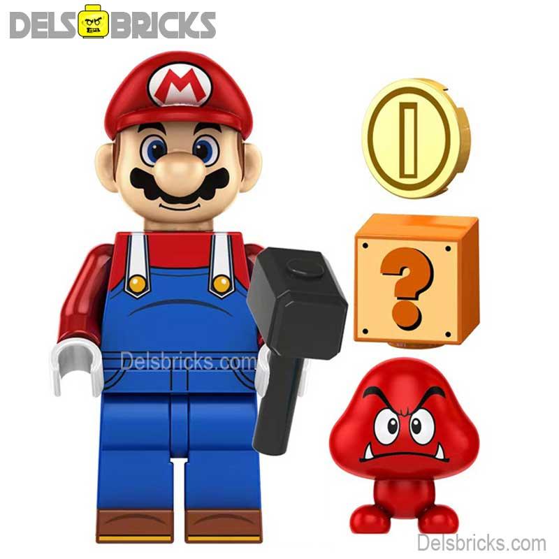 Mario Brothers from Super Mario Lego Minifigures Custom Toys New