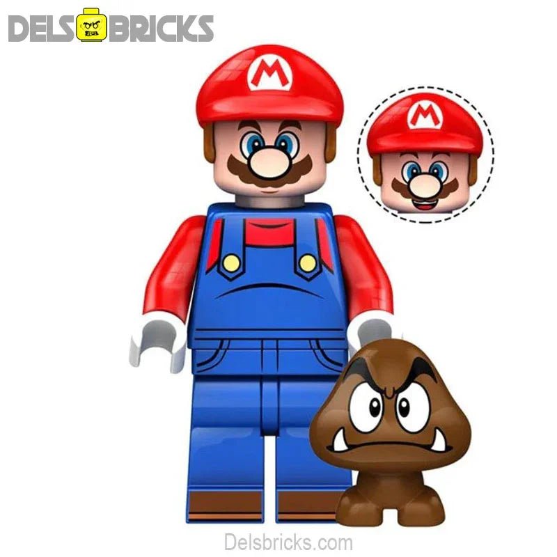 Mario Brothers from Super Mario Lego Minifigures