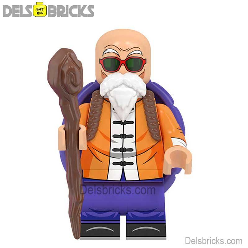 Master Roshi Dragon Ball Z Lego Minifigures Custom Anime Toys 1