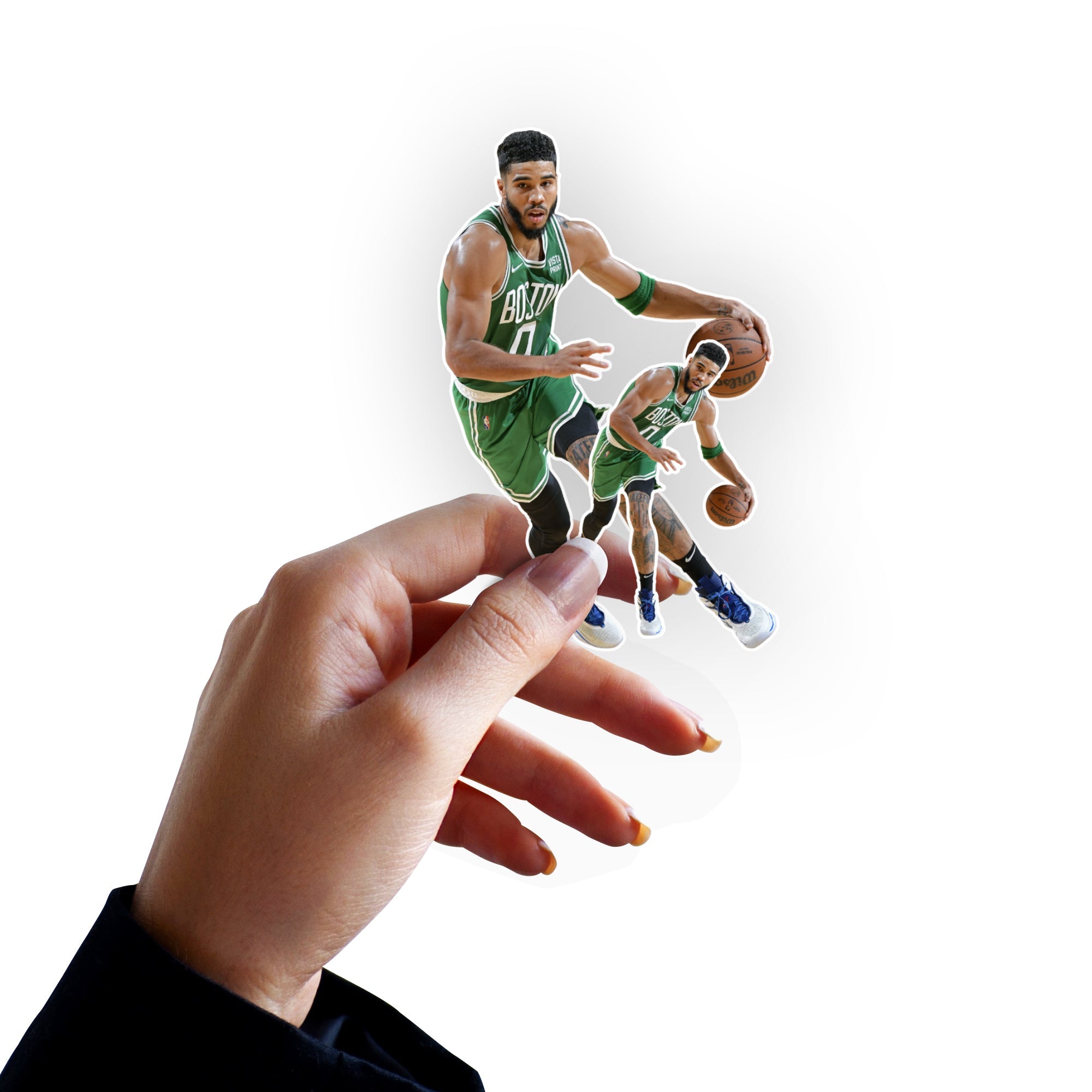 Jayson Tatum - 5 Minis (Mixed Sizes) - Official NBA - Boston Celtics - Reusable Vinyl Decals