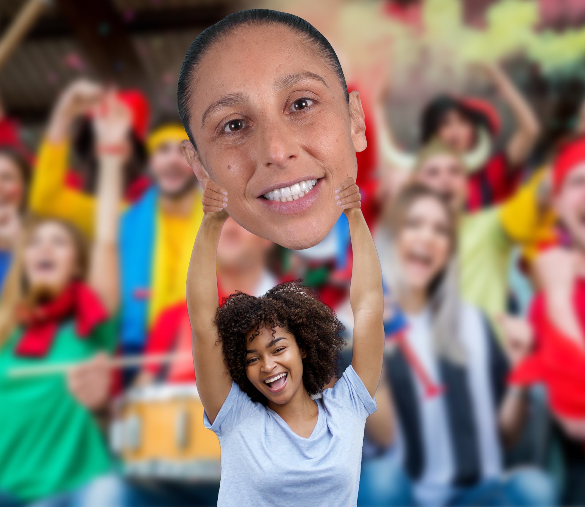 Diana Taurasi - Big Head - Official WNBA - Phoenix Mercury - Foam Core Cutout