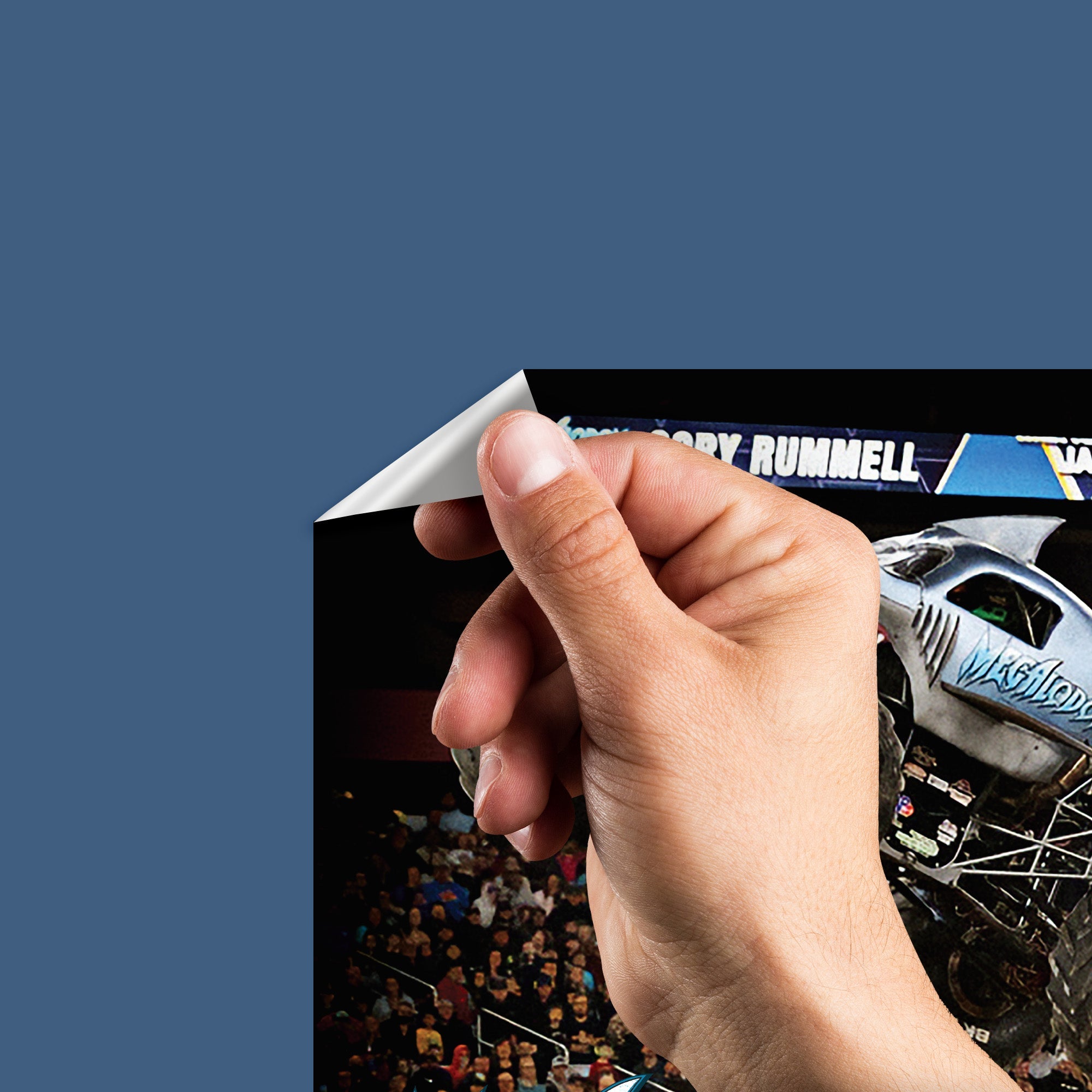 Megalodon - Monster Jam - RealBig Collection - Official Monster Jam - Reusable Vinyl Wall Decals