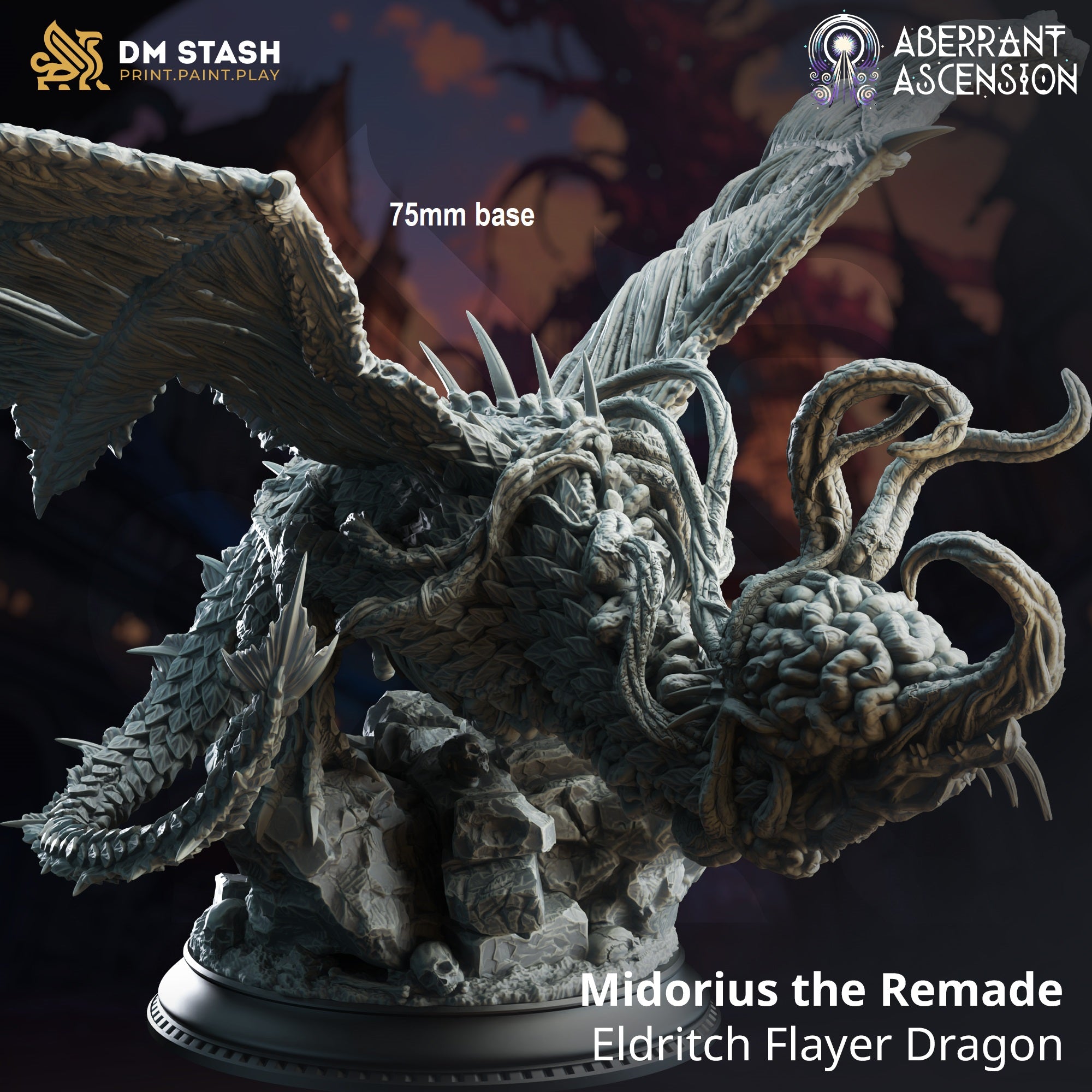 Midorius, the Remade (Eldritch Flayer Dragon)