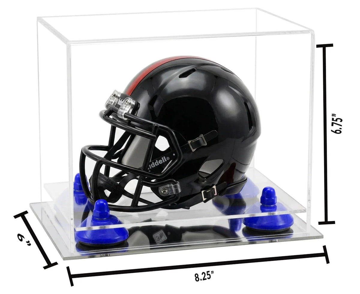 Mini/Miniature Football Helmet (not Full Size) Display Case - Clear (A003/V45)
