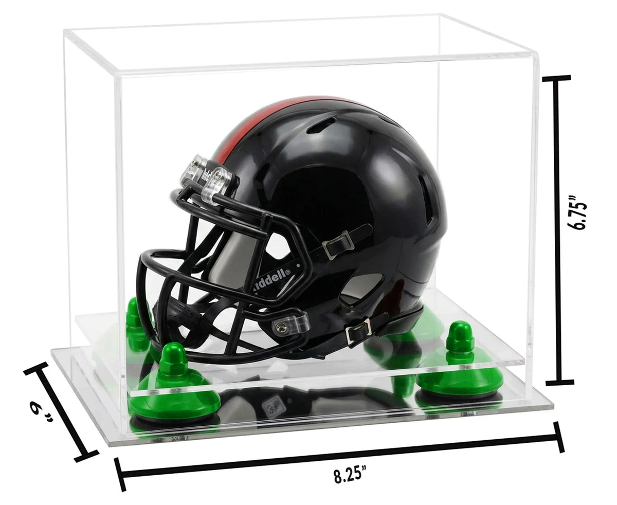 Mini/Miniature Football Helmet (not Full Size) Display Case - Clear (A003/V45)