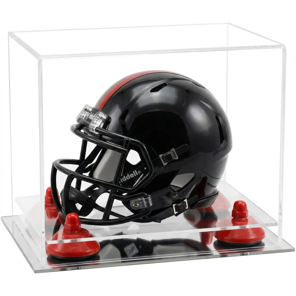 Mini/Miniature Football Helmet (not Full Size) Display Case - Clear (A003/V45)