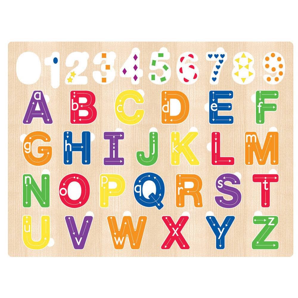 123's and ABC's - 36 Piece Wood Jigsaw Puzzle