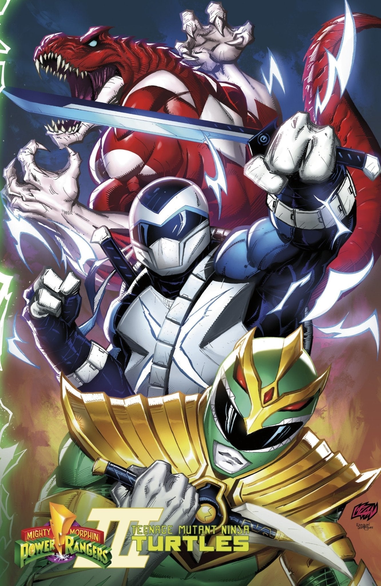 MMPR TMNT III #1 & #2 Connecting Set - ECC Franck Uzan Exclusive