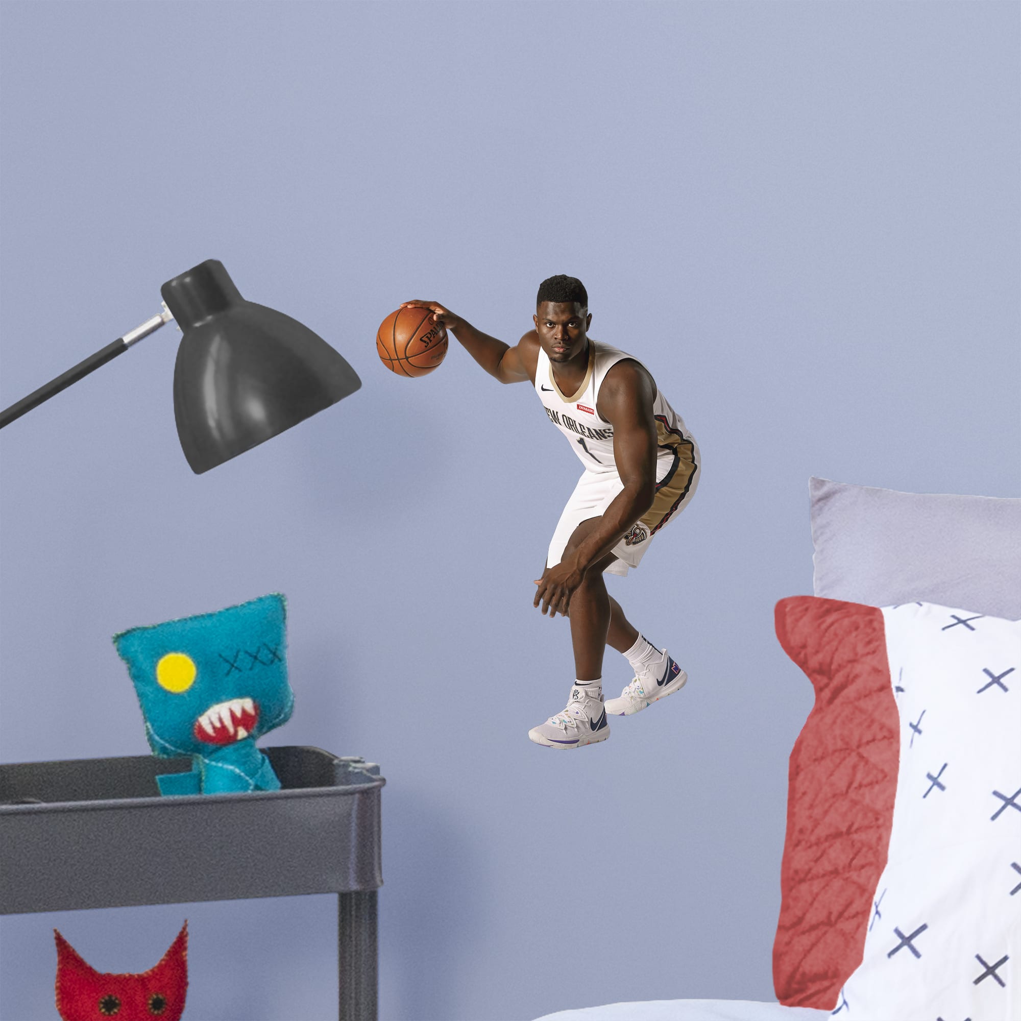 Zion Williamson - RealBig Collection - Official NBA - New Orleans Pelicans - Reusable Vinyl Wall Decals #1
