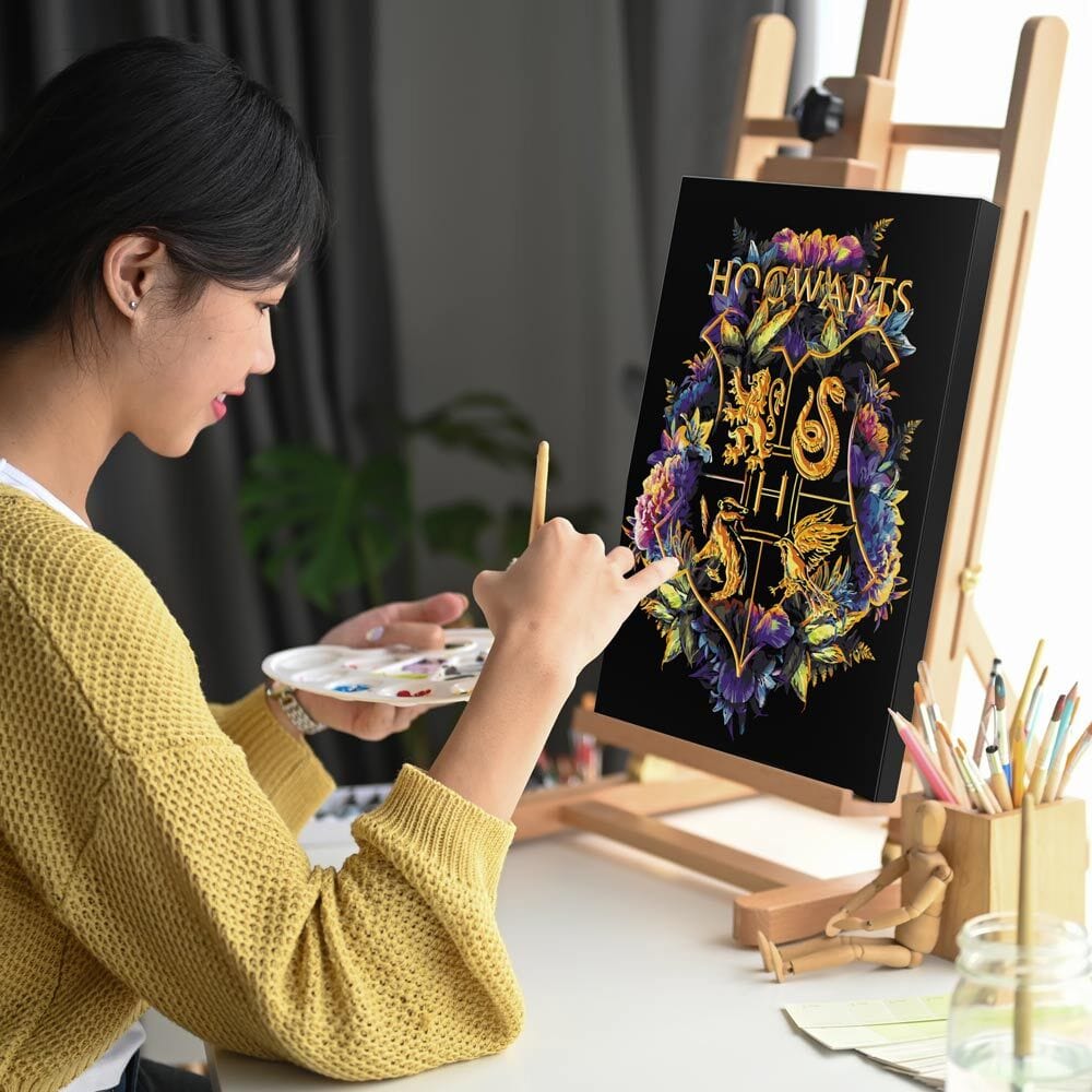 Hogwarts Crest - Paint By Numbers Kit