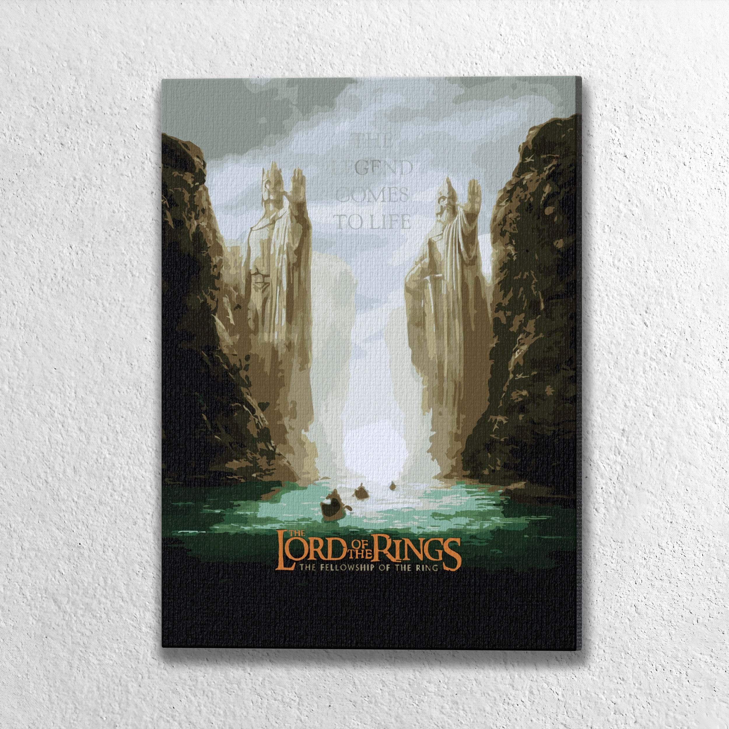 The Gates of Argonath - Paint By Numbers Kit