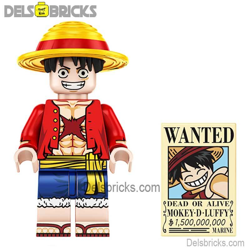 Monkey D Luffy from One Piece Lego Anime Minifigures 9