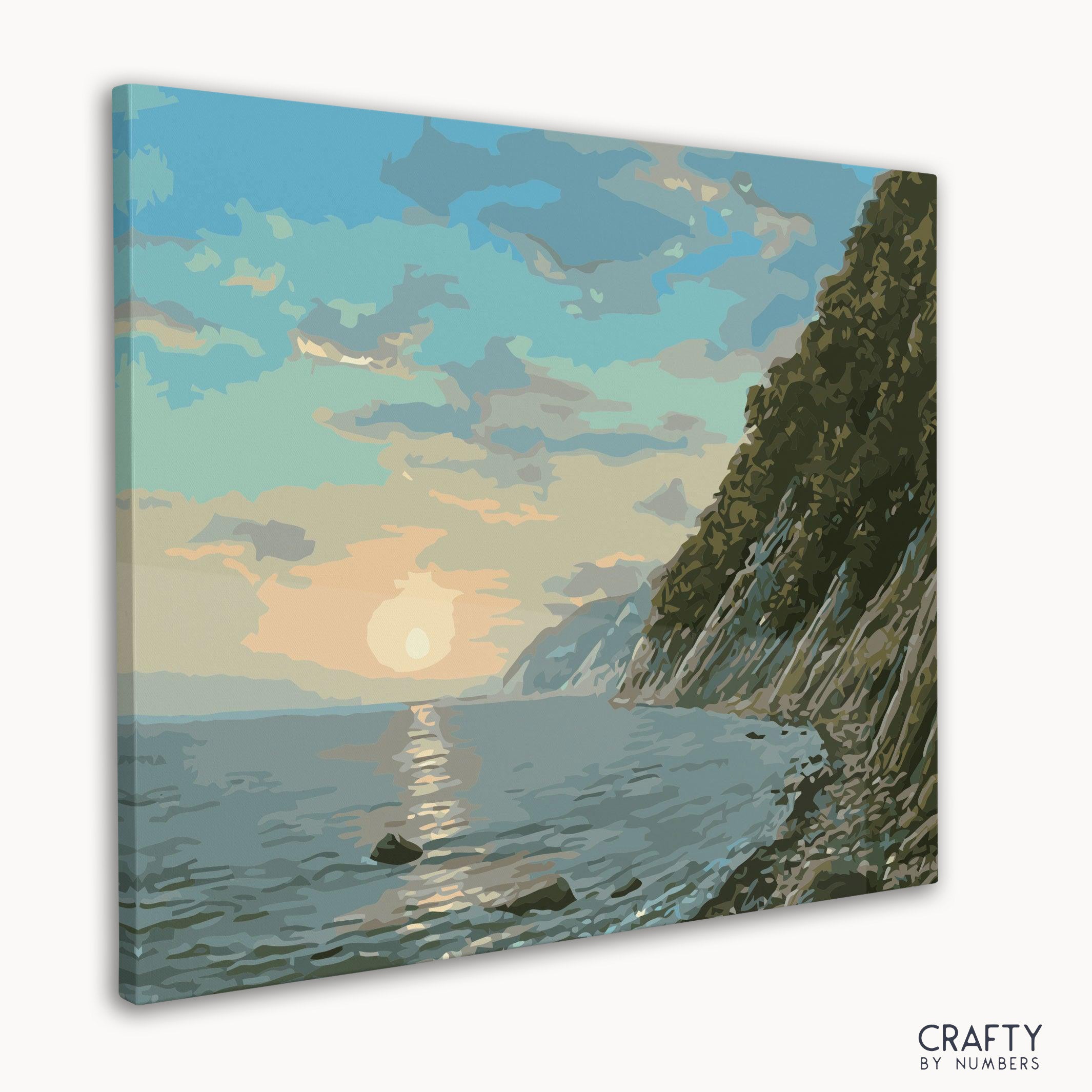 Mountain River Sunset