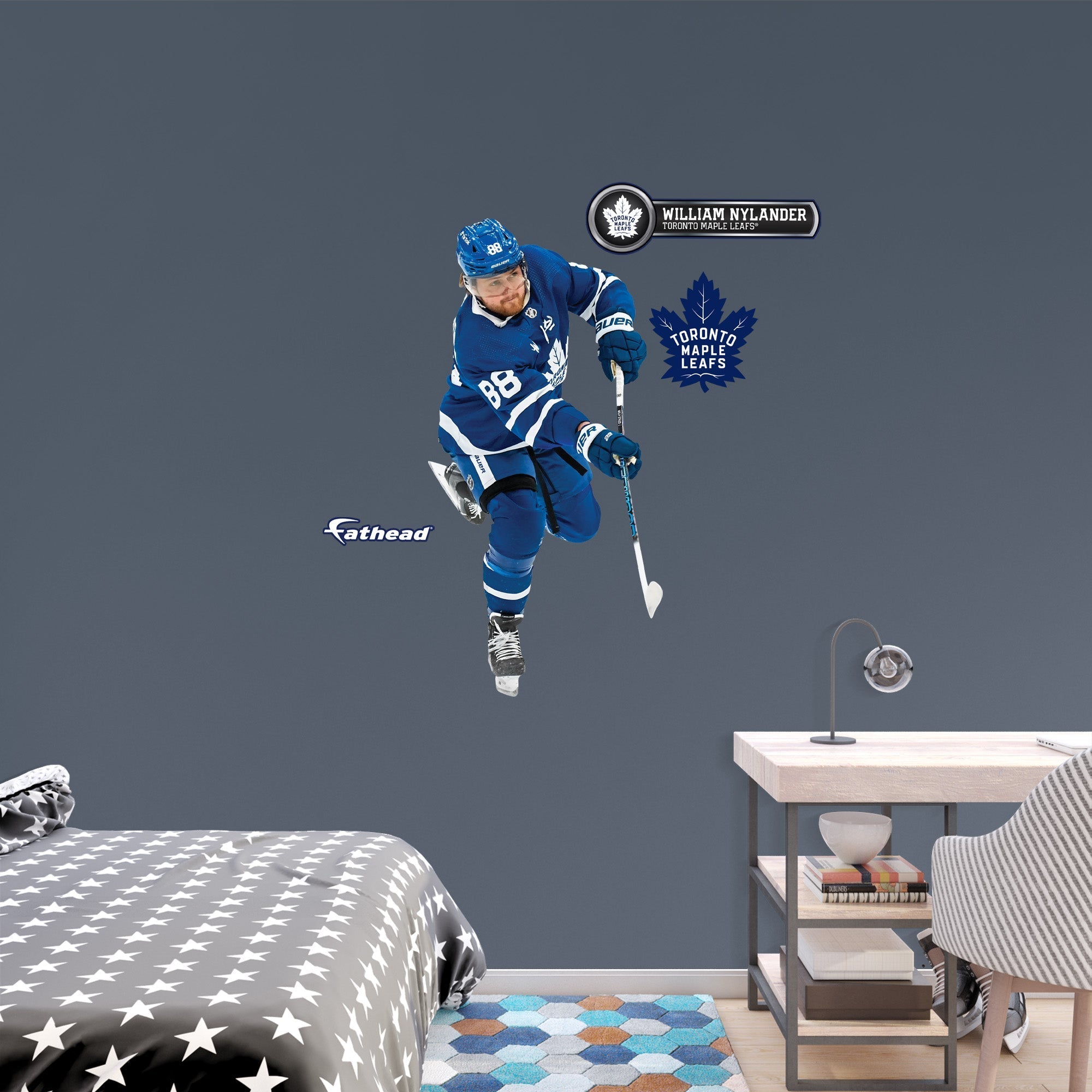 William Nylander - RealBig Collection - Official NHL - Toronto Maple Leafs - Reusable Vinyl Wall Decals