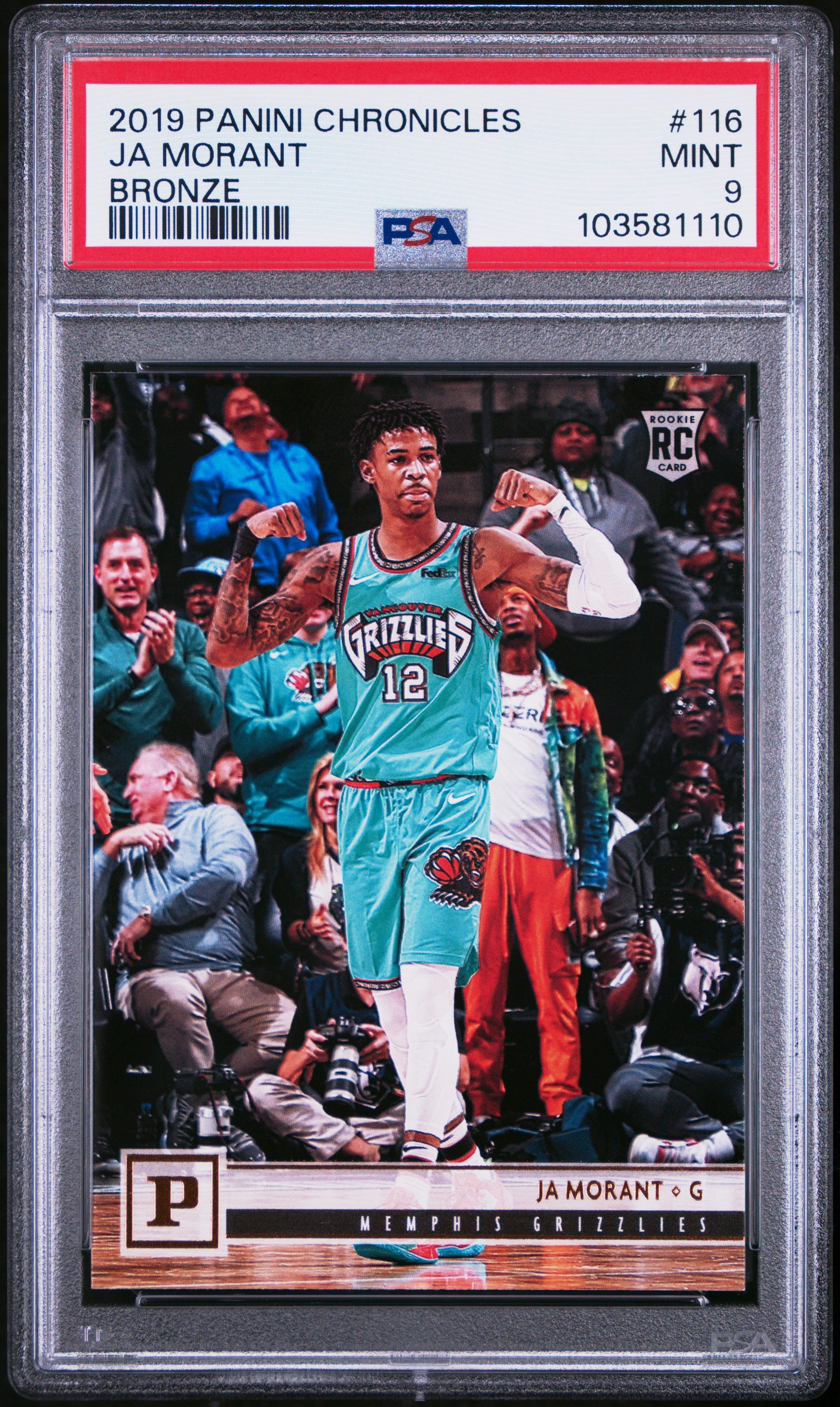 ja morant graded rookie card 2019 Panini Chronicles #116 Bronze RC Basketball PSA 9 Mint 01-08-02-05 Material:Oak Its the perfect way VS-Varis Show Deck 2024