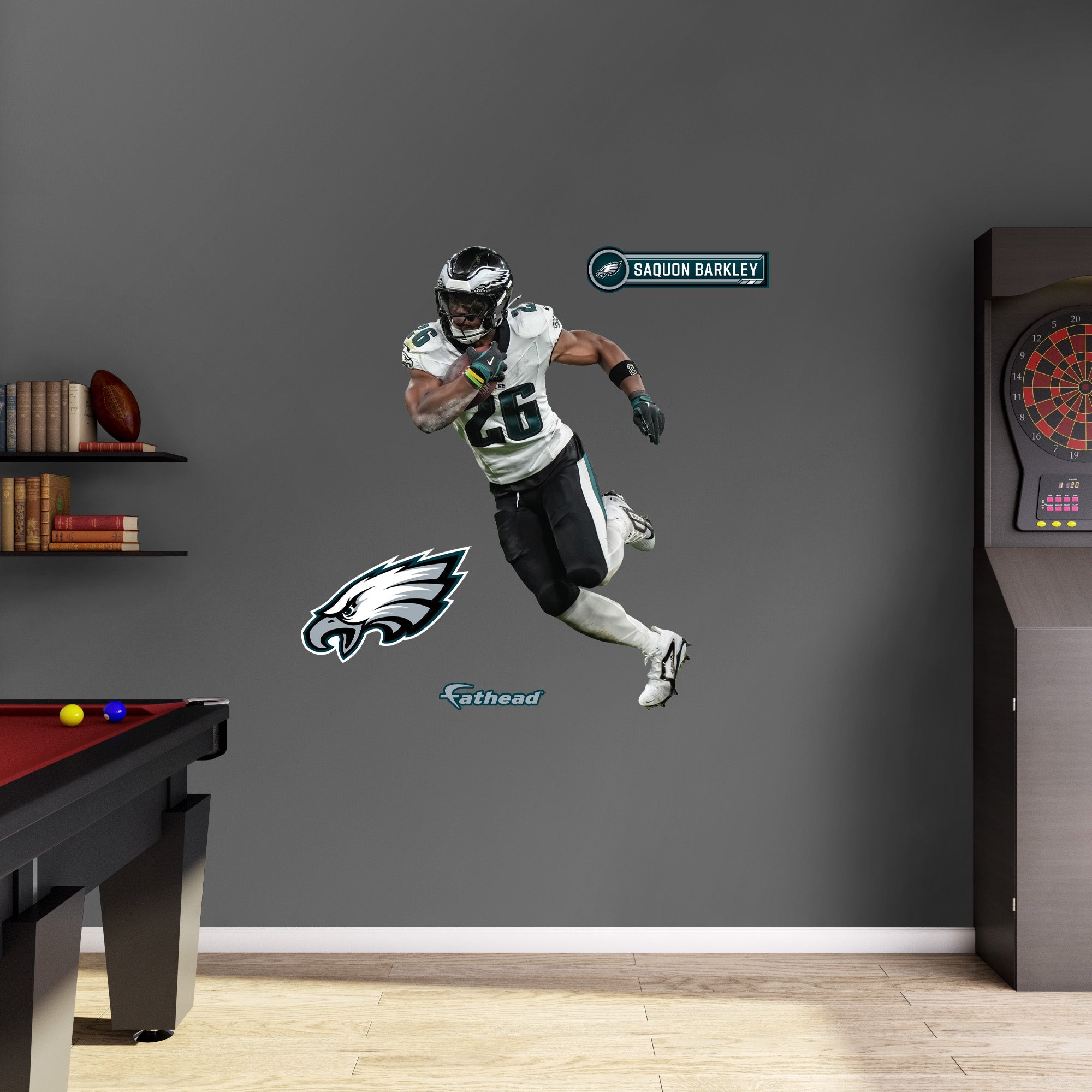 Saquon Barkley - RealBig Collection - Official NFL - Philadelphia Eagles - Reusable Vinyl Wall Decals