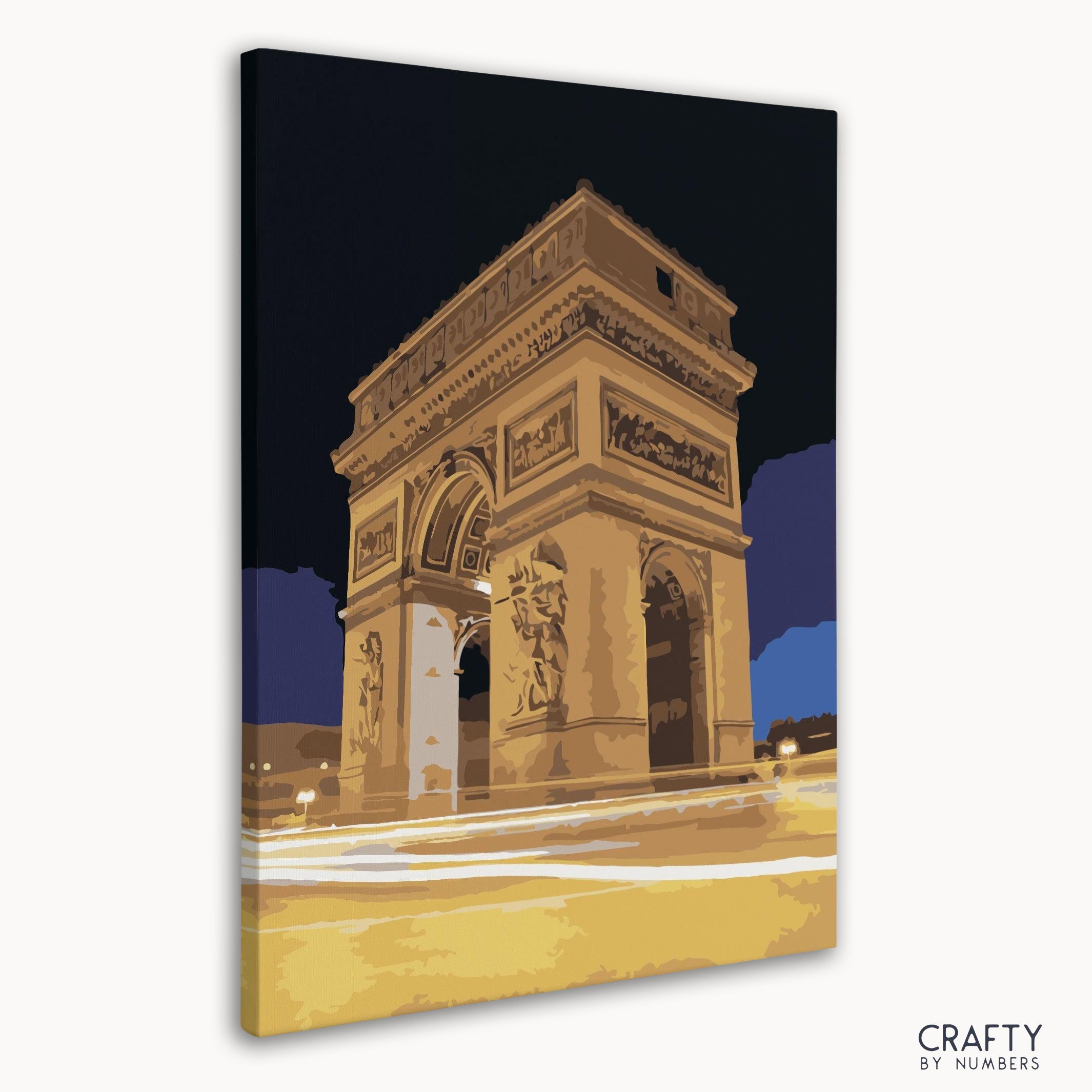 Night View Of Arc De Triomphe