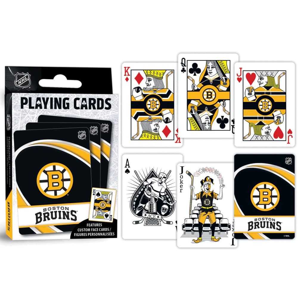Boston Bruins Playing Cards - 54 Card Deck