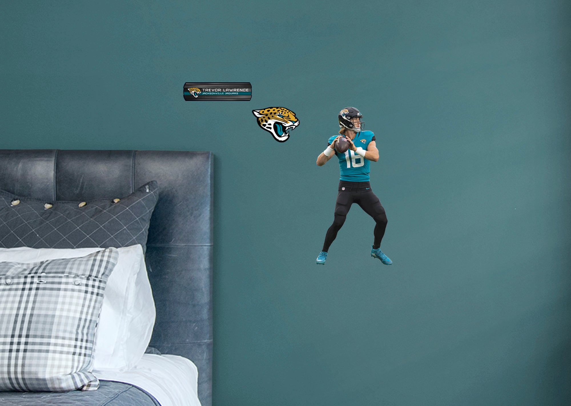 Trevor Lawrence - RealBig Collection - Official NFL - Jacksonville Jaguars - Reusable Vinyl Wall Decals #1