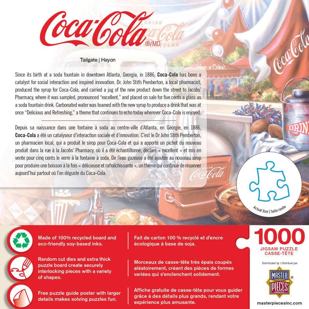 Coca-Cola - Tailgate 1000 Piece Jigsaw Puzzle
