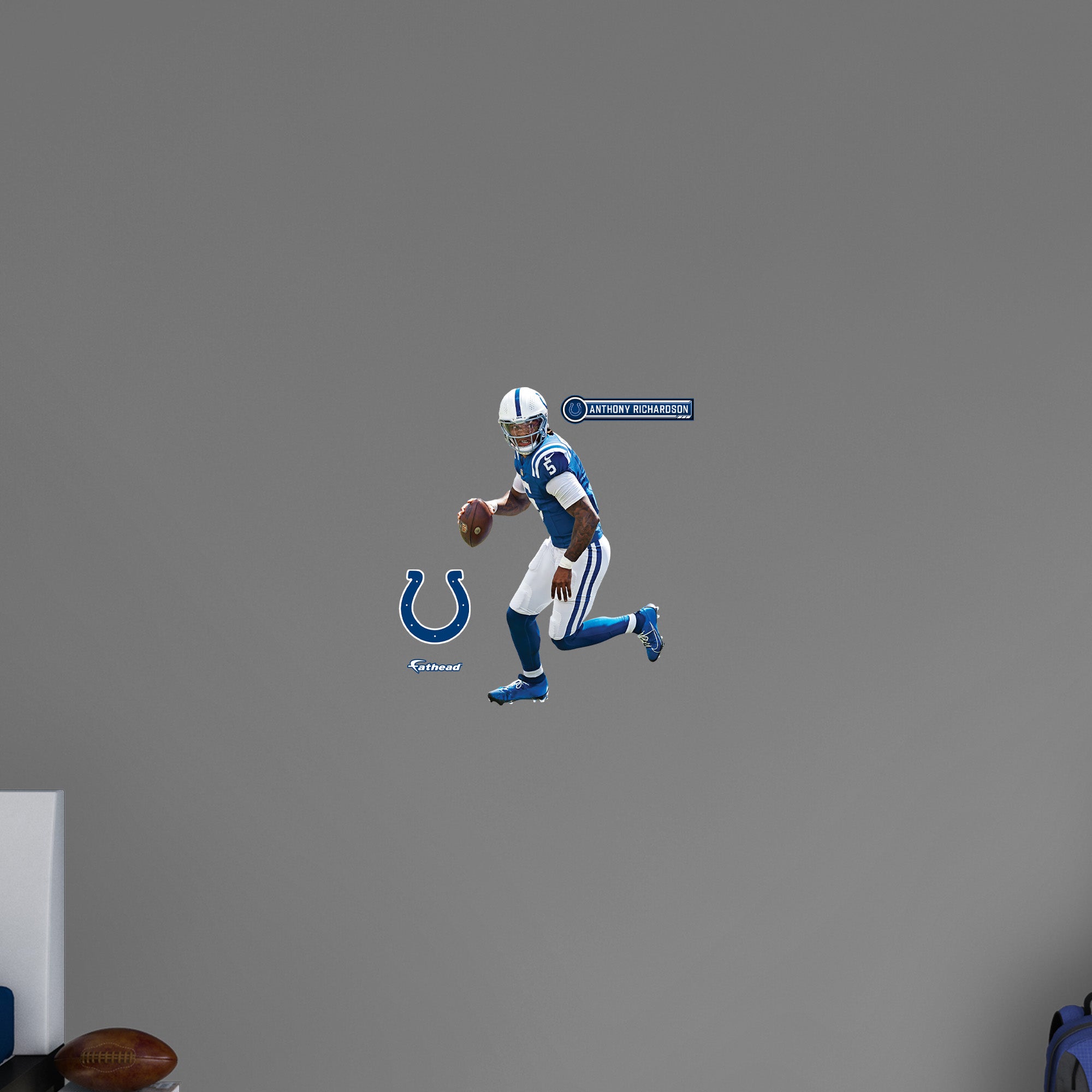 Anthony Richardson - RealBig Collection - Official NFL - Indianapolis Colts - Reusable Vinyl Wall Decals #1