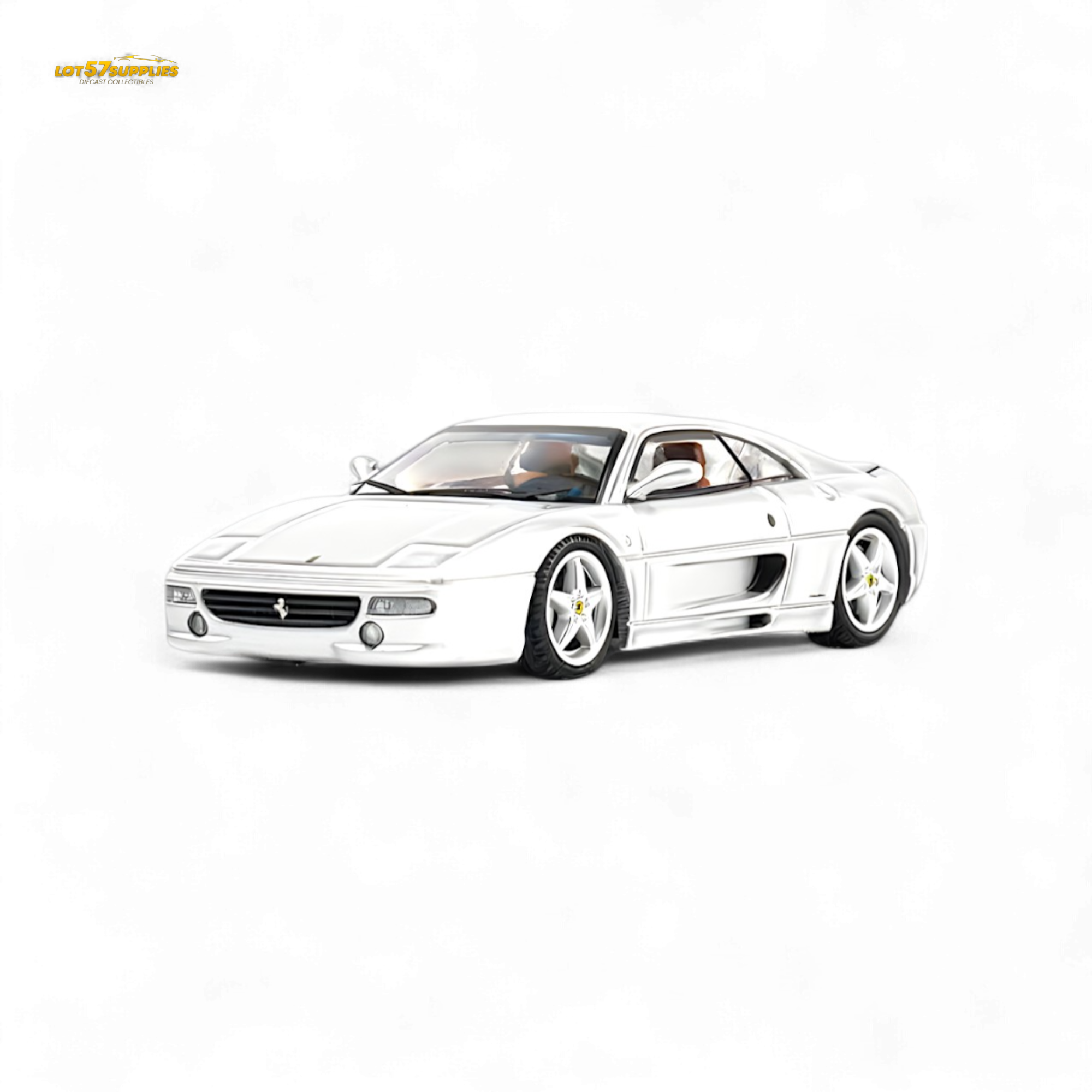 TPC F355 challenge Diecast Model in Silver 1:64