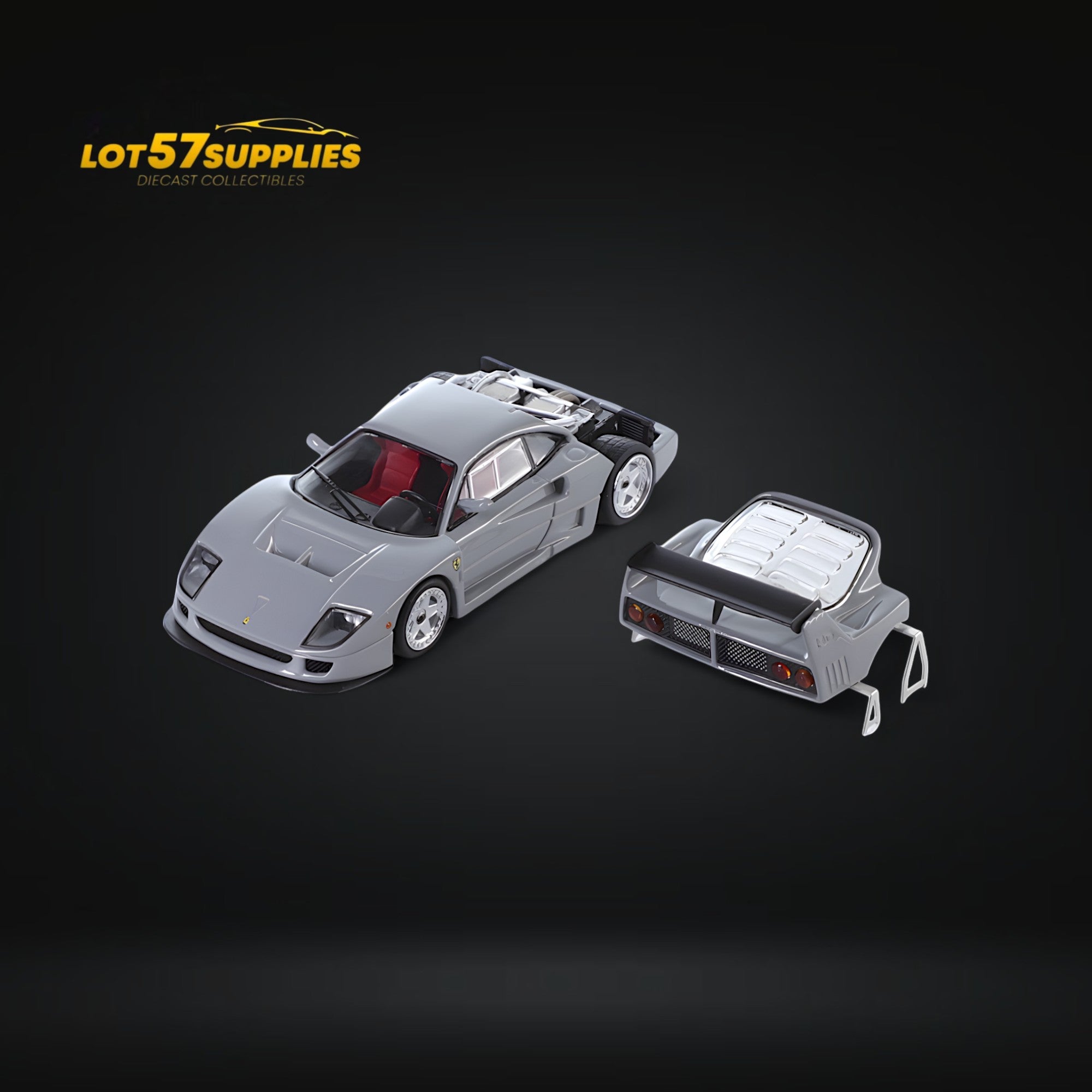 Stance Hunters F40 LM Chalk Grey Luxury Box 1:64