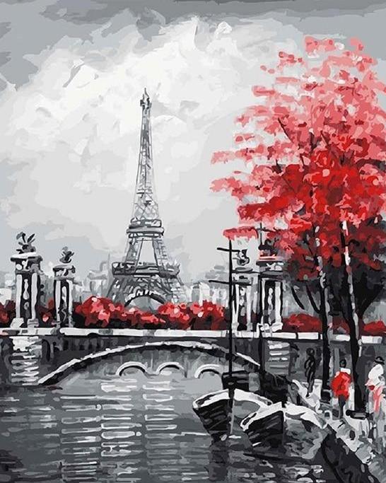 Paris River Landscape