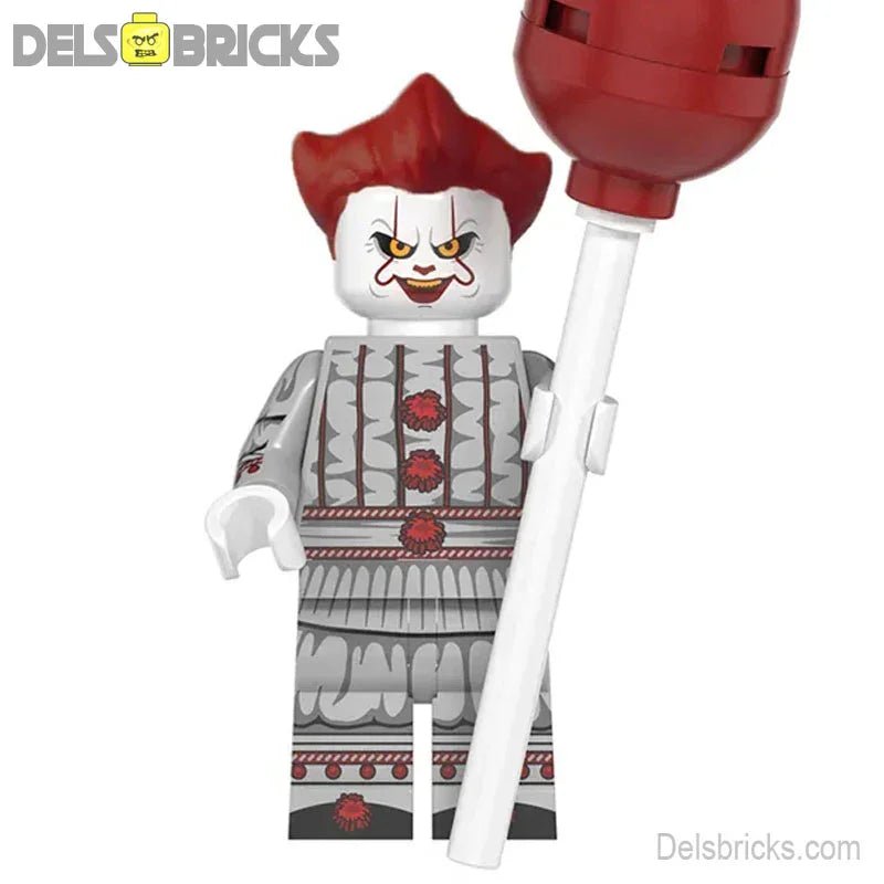 Pennywise Stephen King's IT 2017 Lego Minifigures Custom Horror Toys