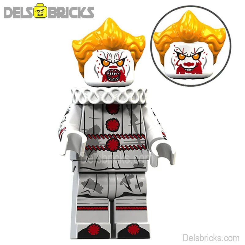 Pennywise Stephen King's IT 2017 Lego Minifigures Custom Horror Toys 3