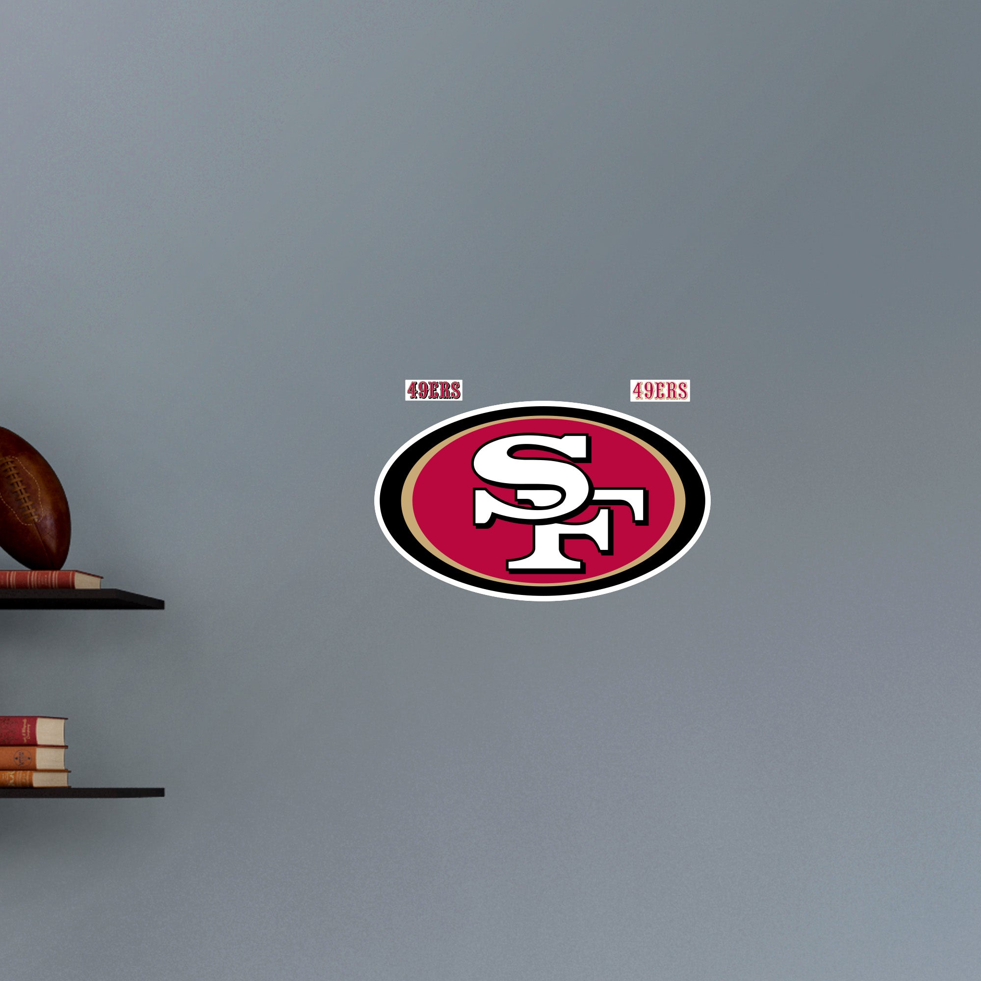 San Francisco 49ers - RealBig Logo Collection - Official NFL - Reusable Vinyl Wall Decals