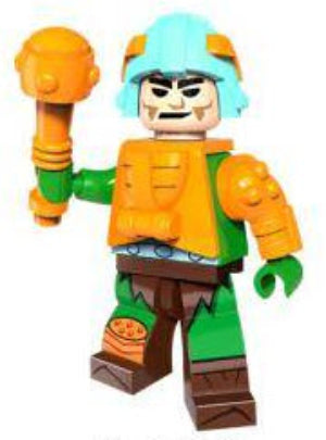 Man-At-Arms (Duncan) Custom Minifig – Masters of the Universe Hero