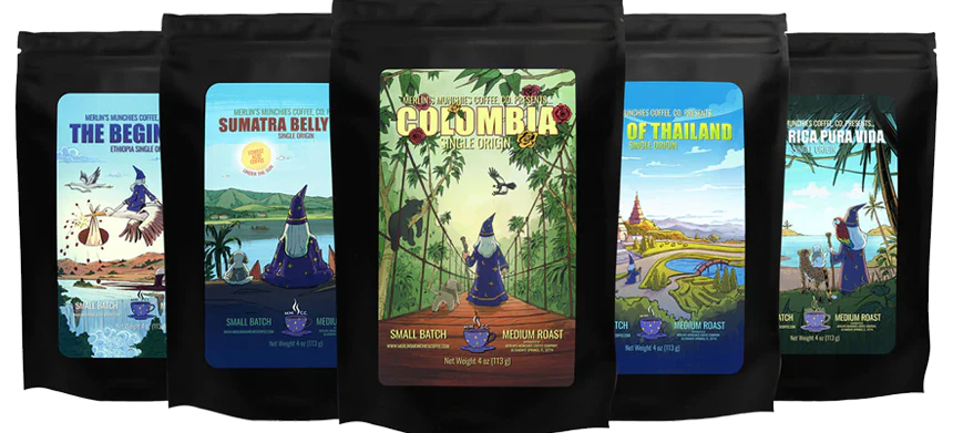 Merlin's Single Origin Sample Pack