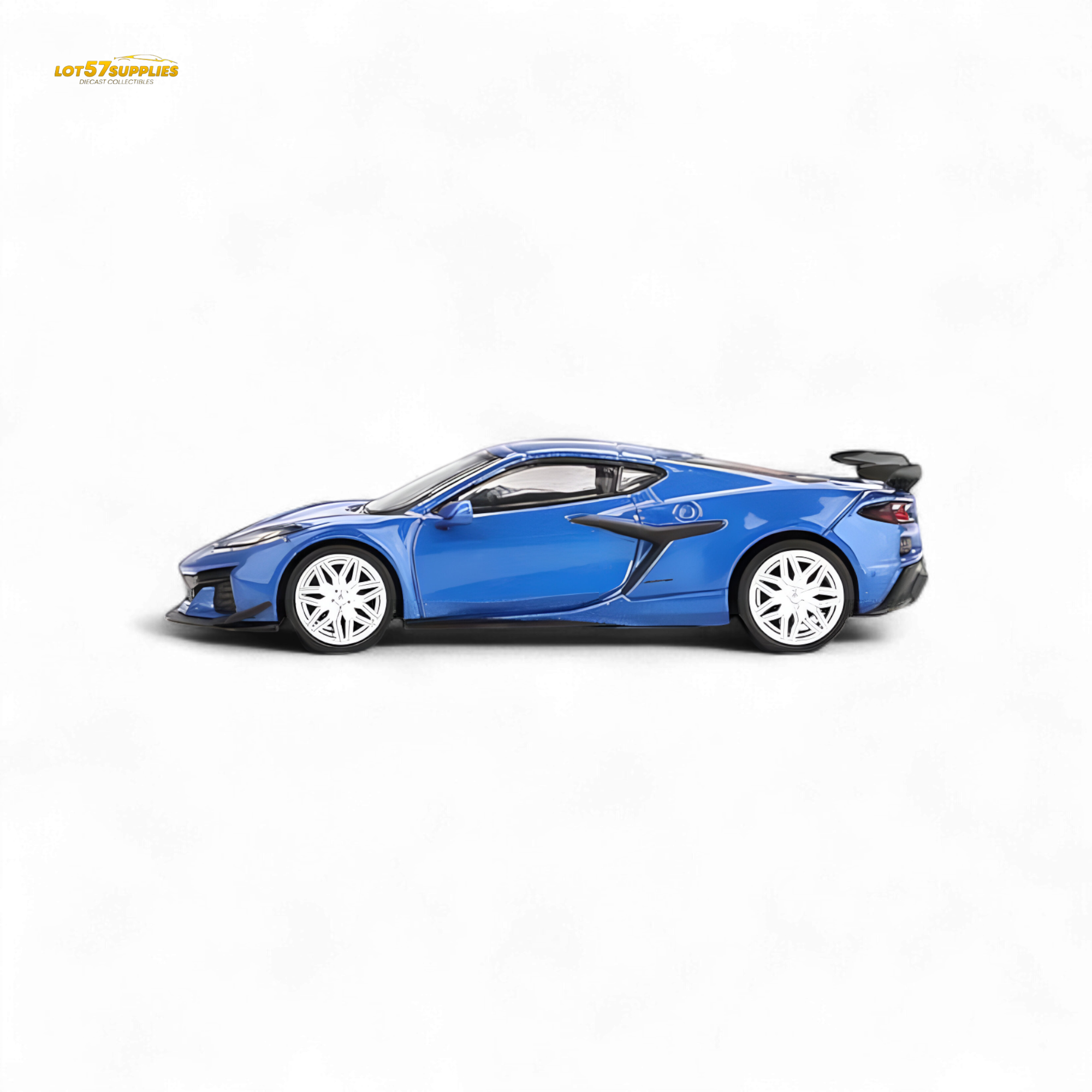 Mini-GT Chevrolet Corvette Z06 2023 Elkhart Lake Blue Metallic #892 1:64