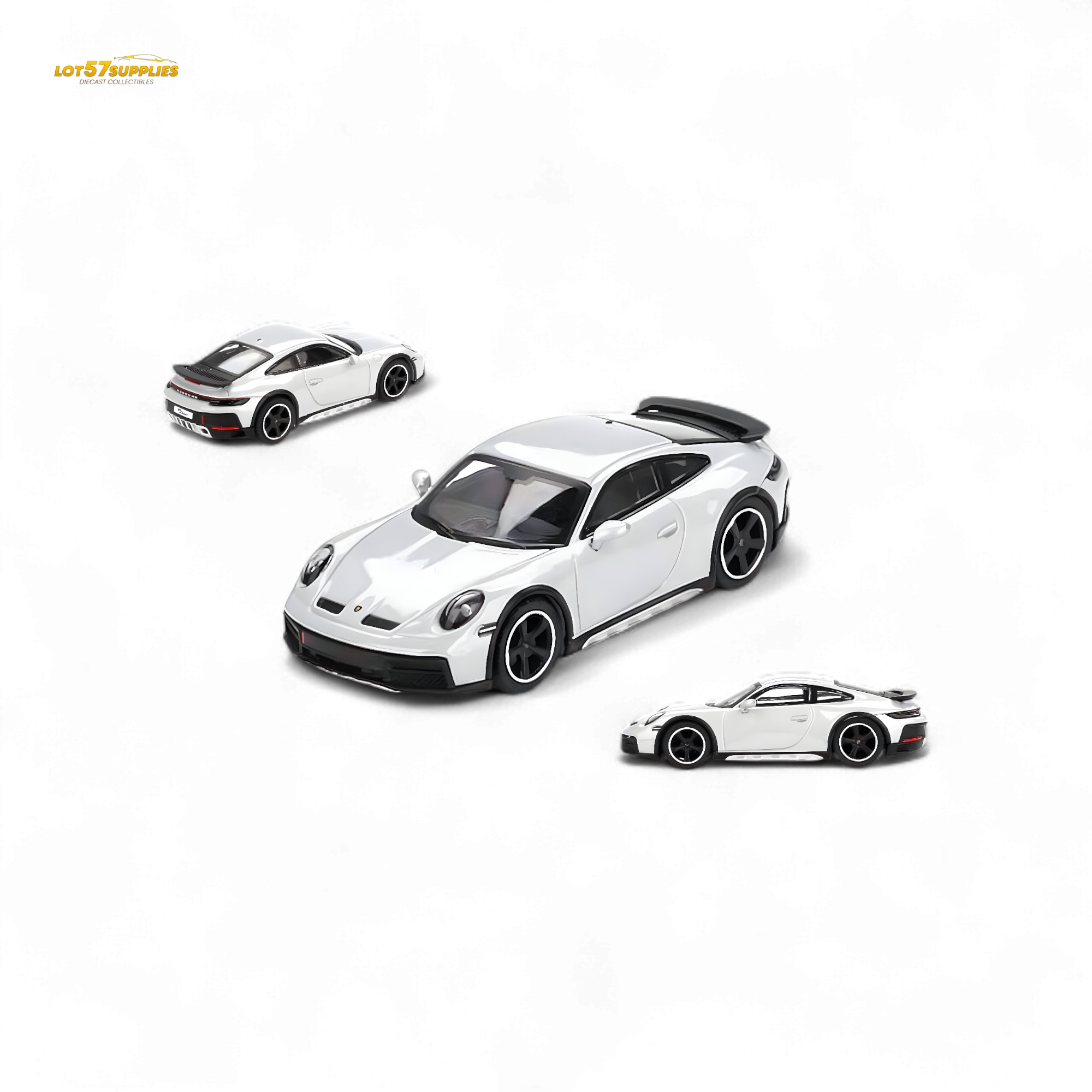 Mini-GT Porsche 911 Dakar Ice Gray Metallic #891 1:64