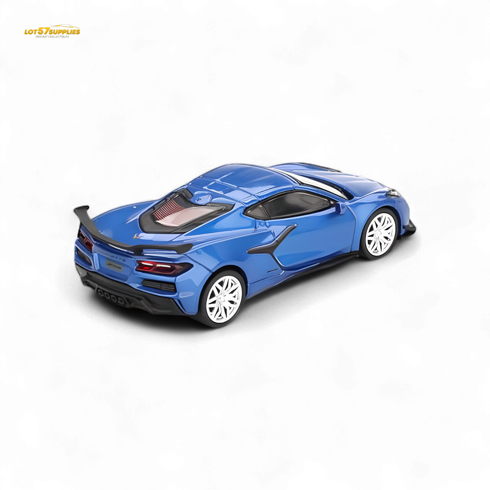 Mini-GT Chevrolet Corvette Z06 2023 Elkhart Lake Blue Metallic #892 1:64