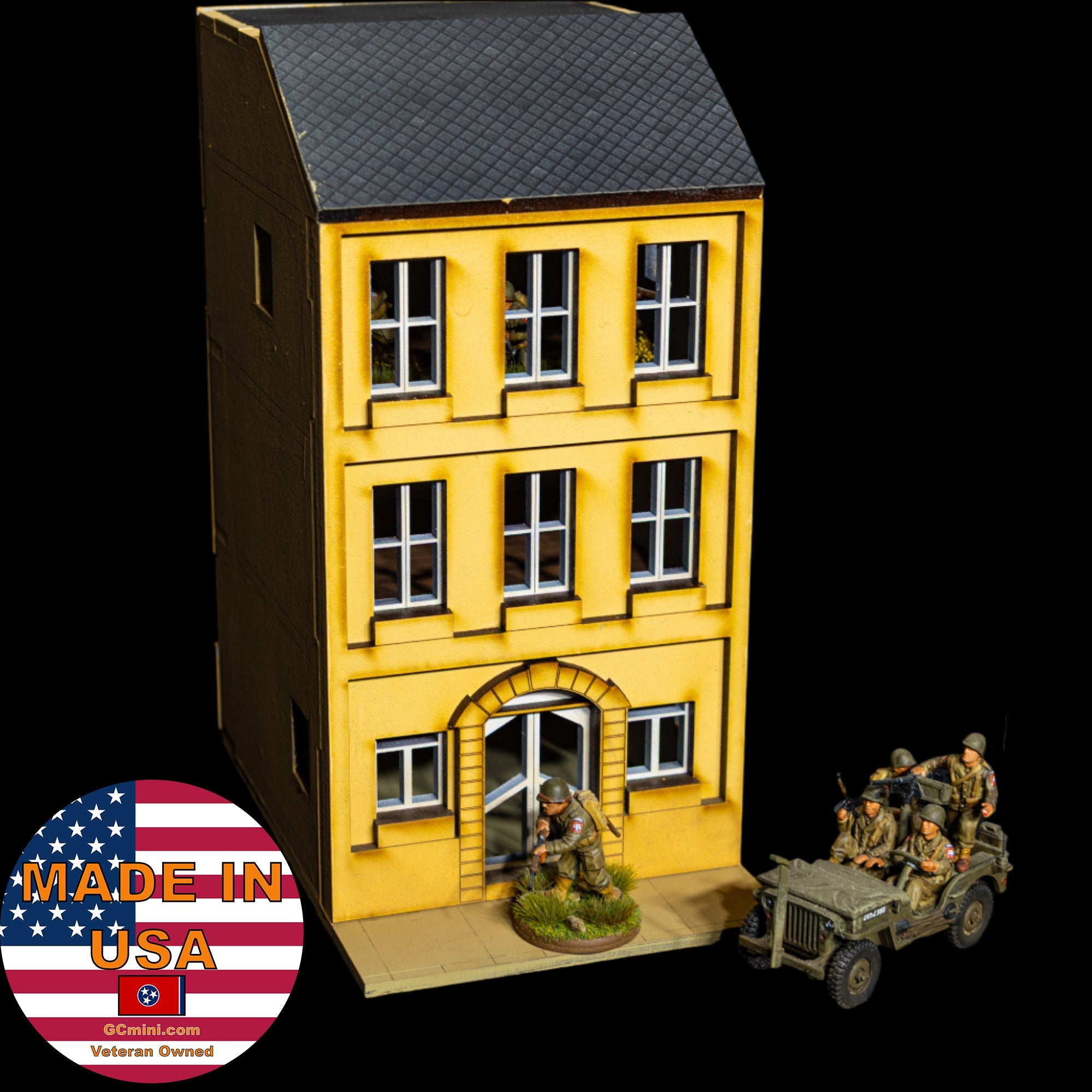 28mm European Building - 28MPNT513 (Painted and Assembled)