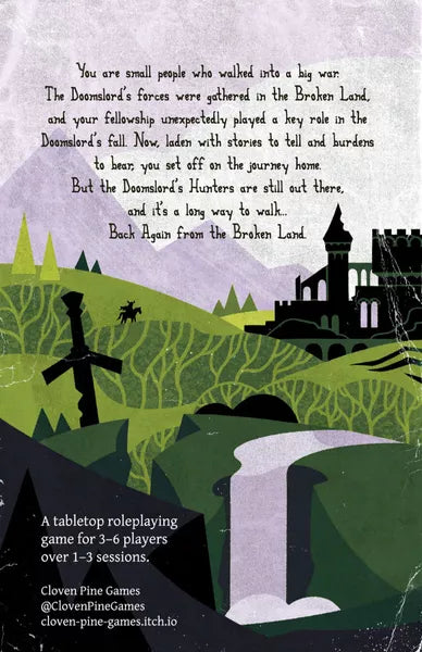 Back Again from the Broken Land - Roleplaying Game