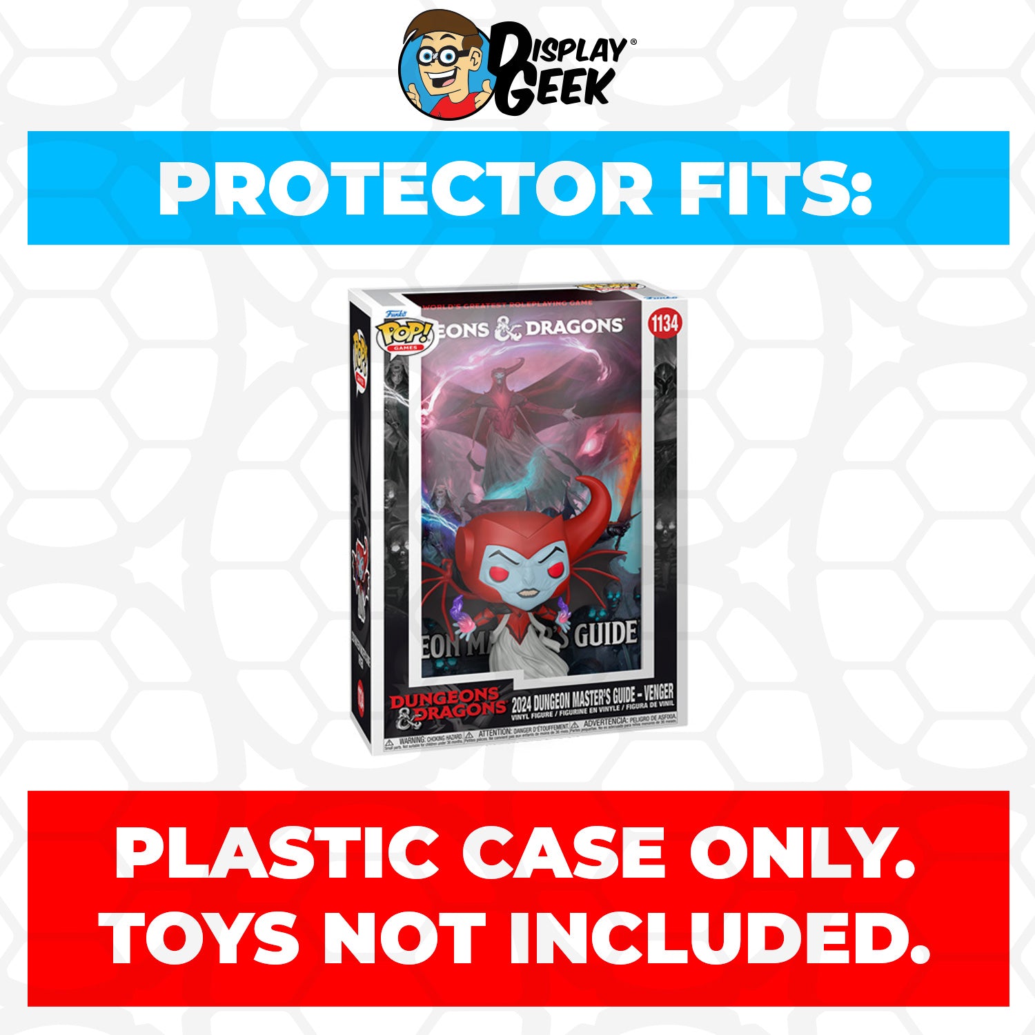 Pop Protector for Funko Pop Book Cover 2024 Dungeon Masters Guide - Venger #1134