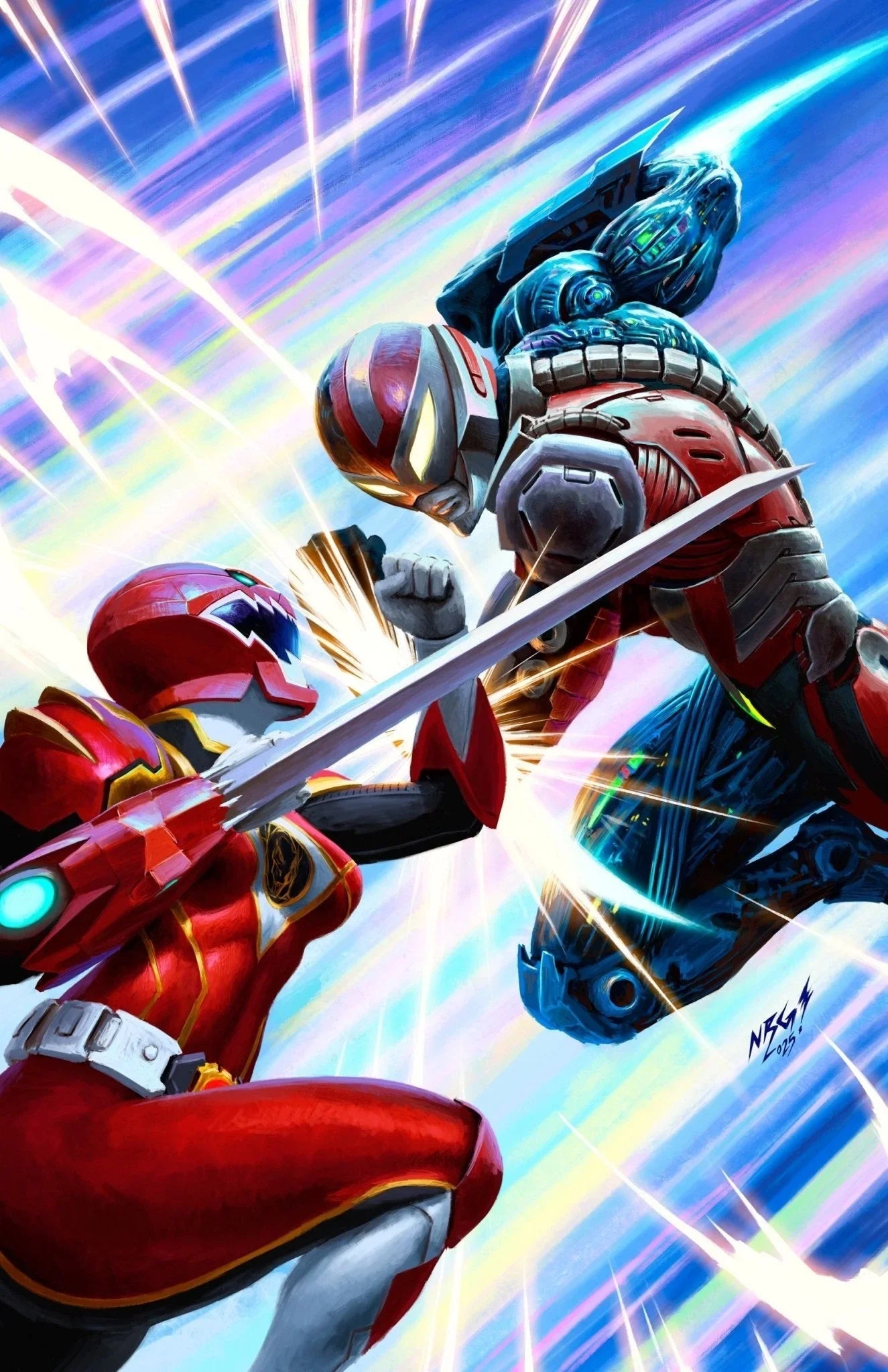 Power Rangers Prime #6 East Coast Comics NRG Variant - Virgin