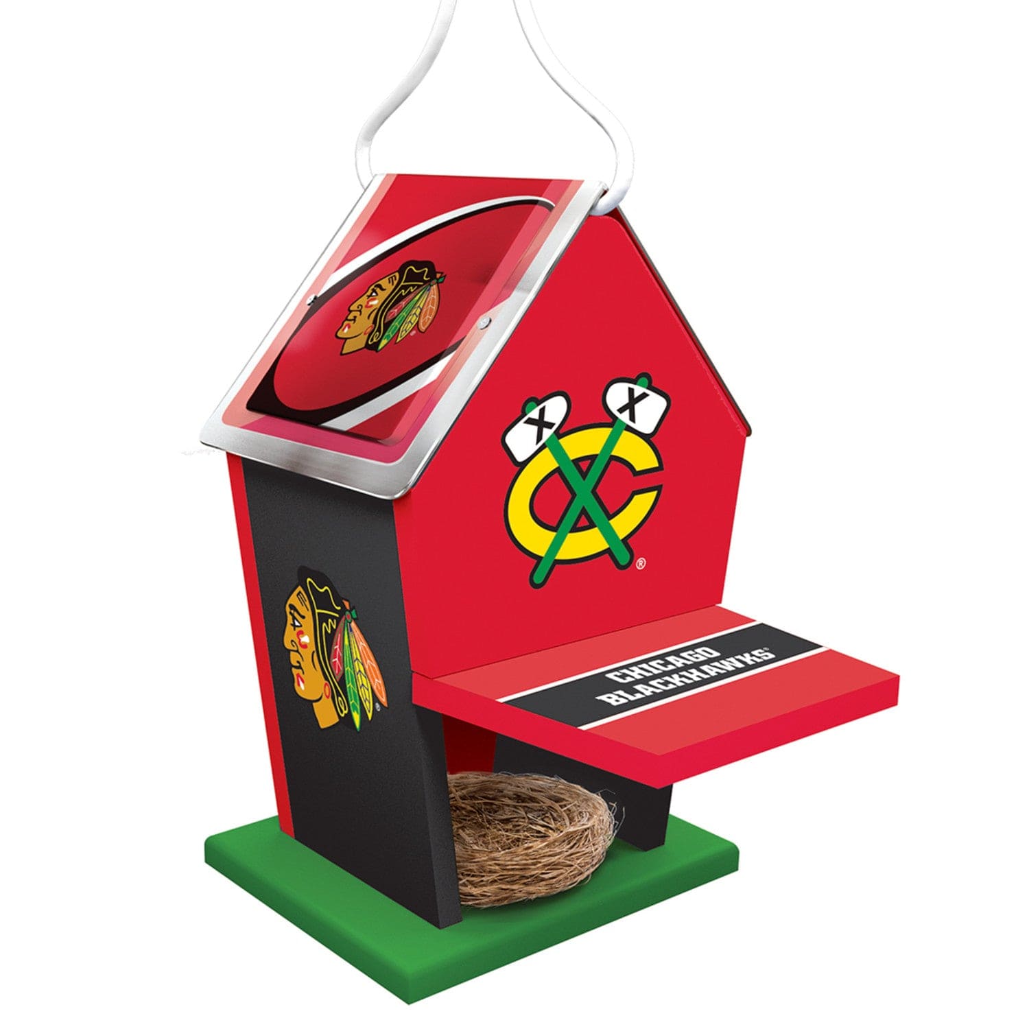 Chicago Blackhawks Birdhouse