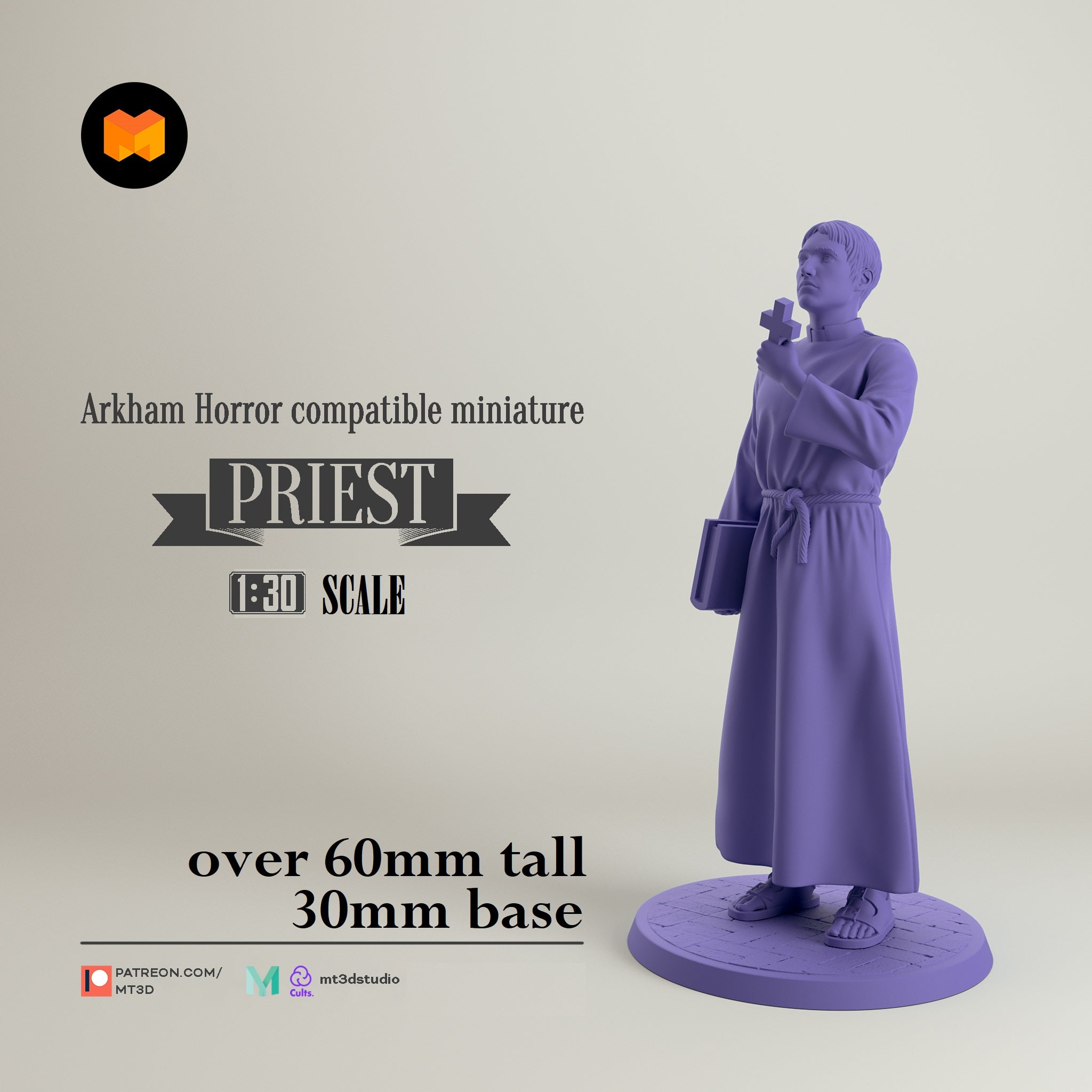 Arkham Compatible Investigator: The Priest (Father Mateo)