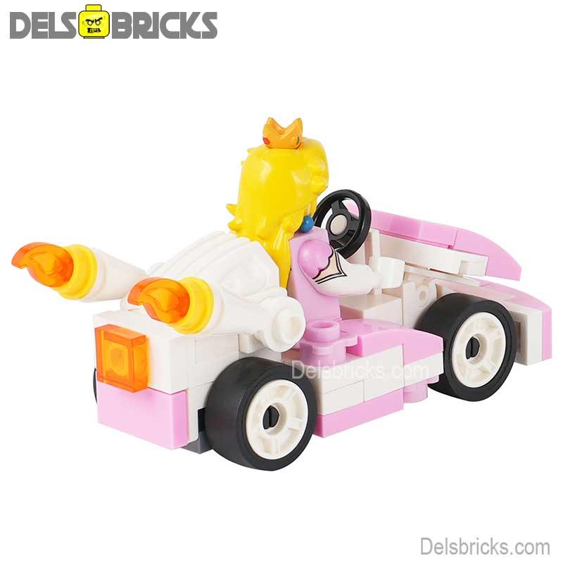 Princess Peach kart Mario Brothers Movie Super Mario Lego Minifigures