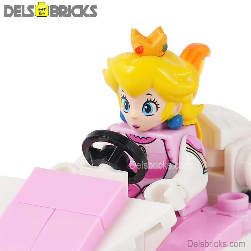 Princess Peach kart Mario Brothers Movie Super Mario Lego Minifigures