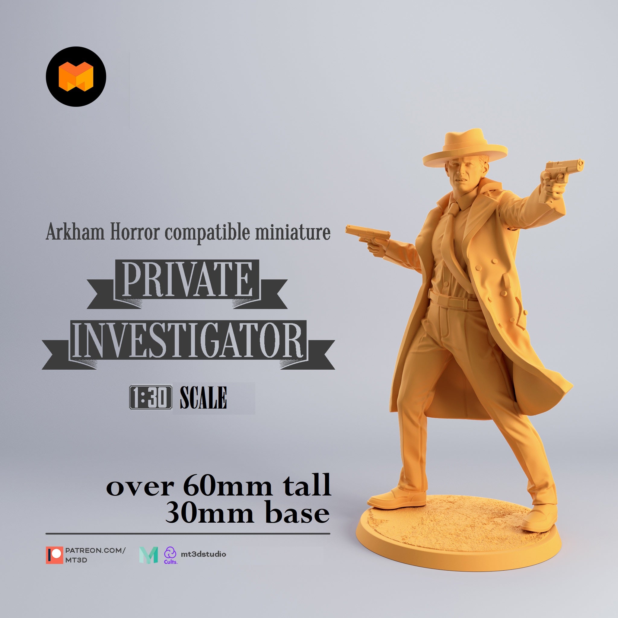 Arkham Compatible Investigator: The Private Investigator (Joe Diamond)