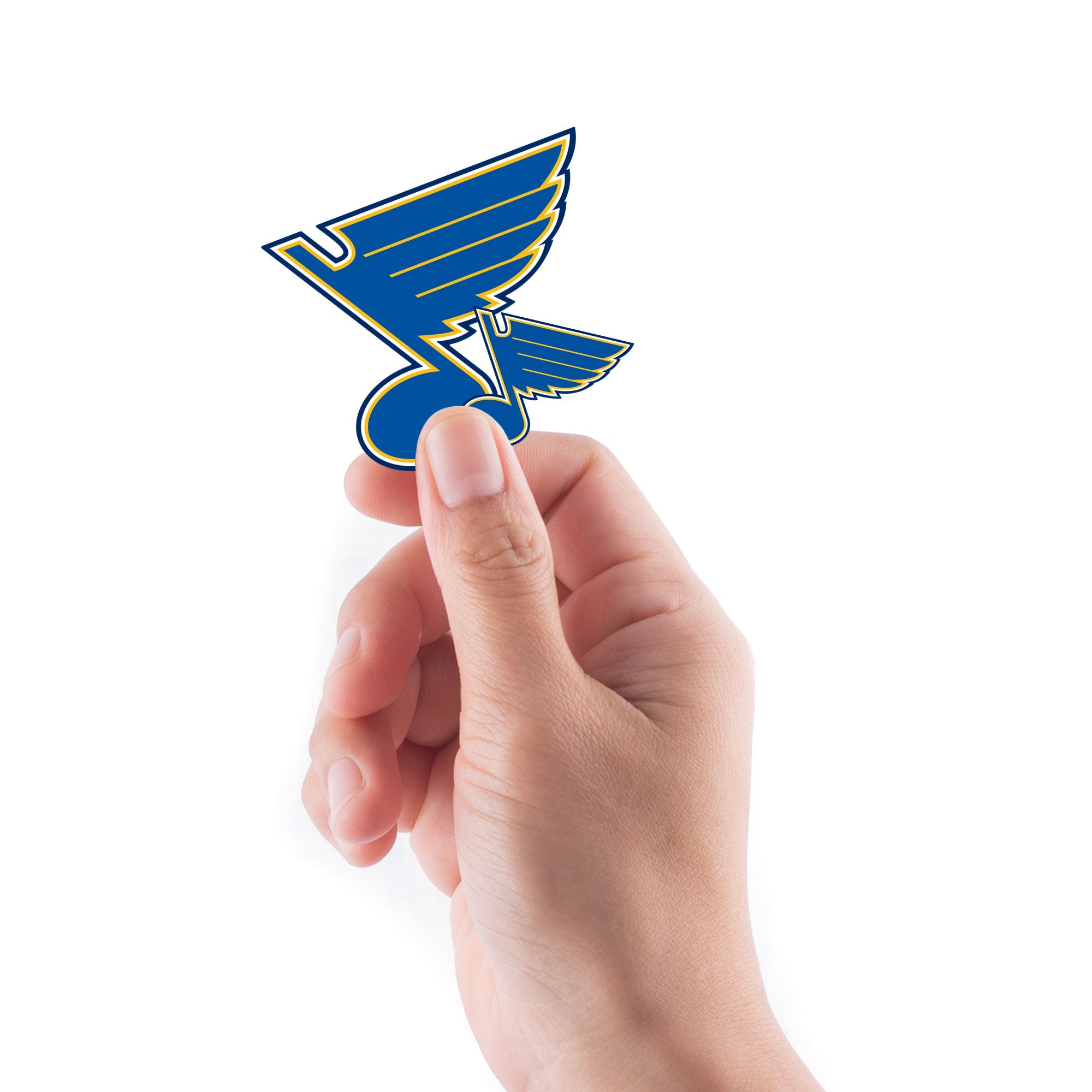 St. Louis Blues - 5 Logo Minis (Mixed Sizes) - Official NHL - Reusable Vinyl Decals