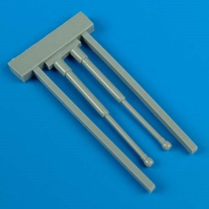 Quickboost 48255 1/48 Hurricane Mk IID 40mm Gun Barrels for HSG (D)