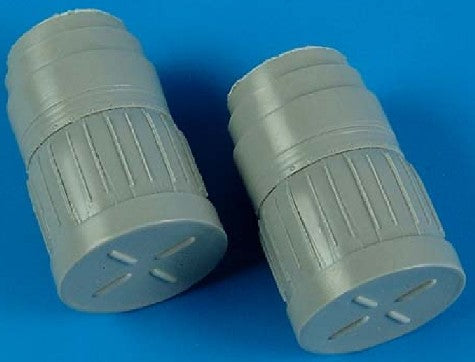 Quickboost 48454 1/48 MiG29 Fulcrum Correct Exhaust Nozzles w/Covers for ACY (D)